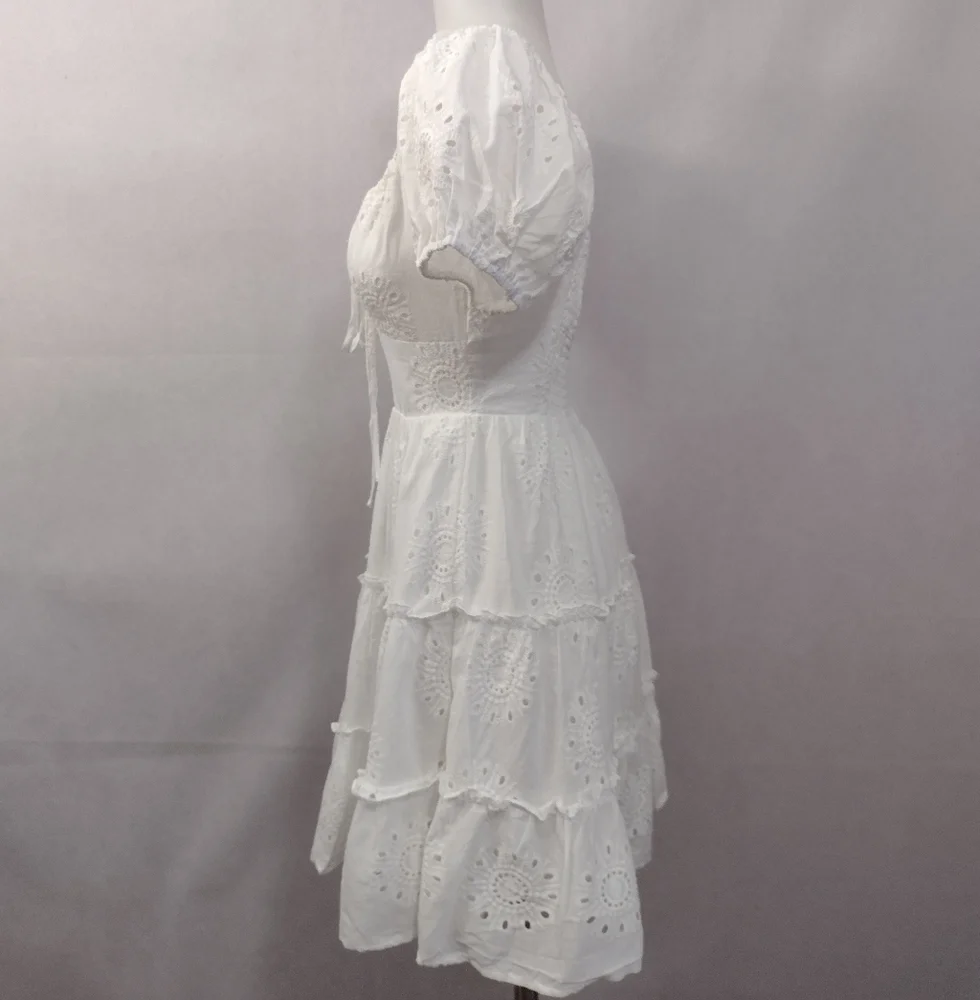 Princess Polly White Lace Mini Dress NWT Women's Size 2 - Picture 4 of 11